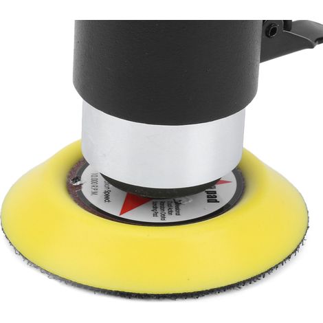 AT-1500 Ponceuse pneumatique excentrique noire 48 pièces, cireuse pour voiture, polisseuse pneumatique, petite meuleuse, buse de style européen (1/5)