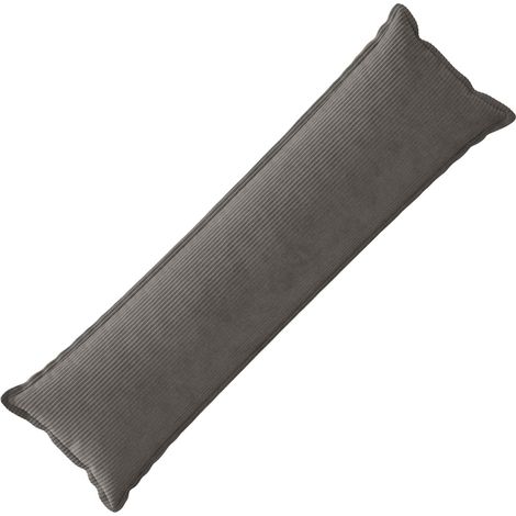 vidaXL Housse de coussin HOUTEN Gris foncé 40 x 145 cm velours côtelé - maison aménagement maison (1/5)