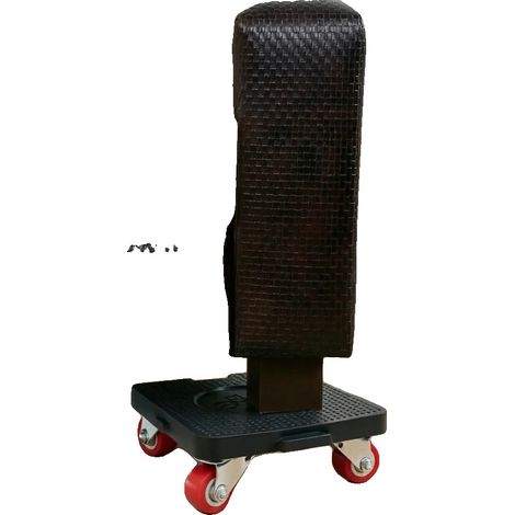Ruedas de transporte para muebles, capacidad de carga de 400 kg, rodillos de goma silenciosos, aleación de aluminio de alta calidad, construcción de 1,8 mm de espesor, aptas para varios tipos de muebl (1/5)