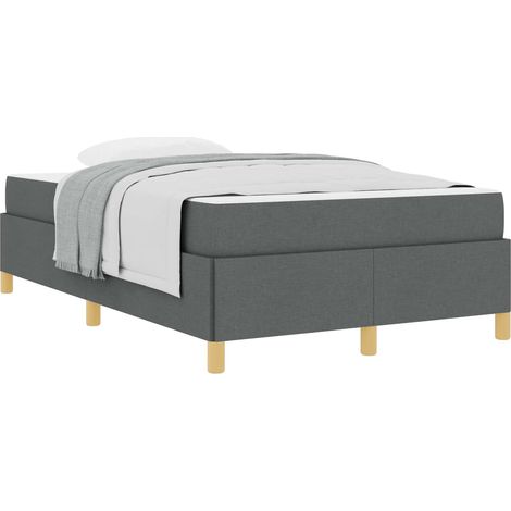 Maison Exclusive - Struttura del letto Grigio scuro 120 x 200 cm Tessuto