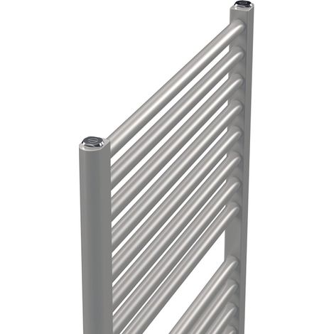 Stelrad Dahlia radiateur sèche-serviettes 141,1x58,5cm 746watt 6 raccordements Acier Blanc brillant