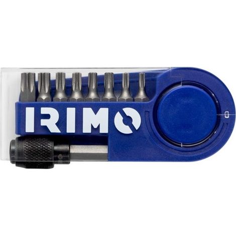 IRIMO - Jeu d'embouts 1/4", Torx, 9 pièces
