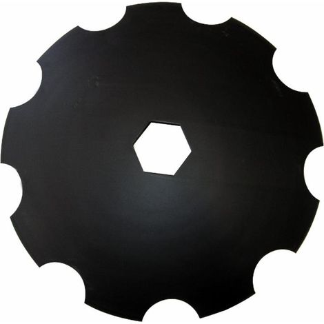 DISCO FRANGIZOLLE DENTATO Ø 610X5 MM. - FORO ESAGONALE 67