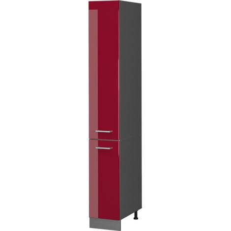 Apothekerschrank R-Line, Bordeaux Hochglanz, 30 cm, Vicco
