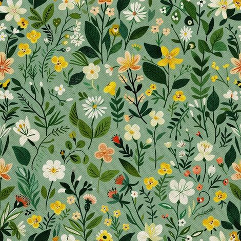 Tela decorativa para exteriores Oxford - Motivo primaveral I DX7542 (1/5)