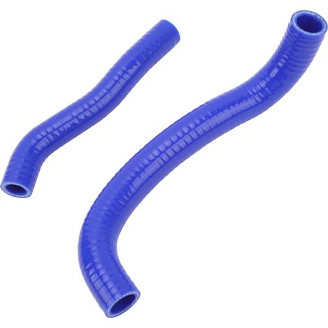 2-teiliges Set blauer Silikon-Kühlerschlauch, wasserdicht und auslaufsicher, Ersatz für Arctic Cat DVX 400 2007 2008 (1/5)
