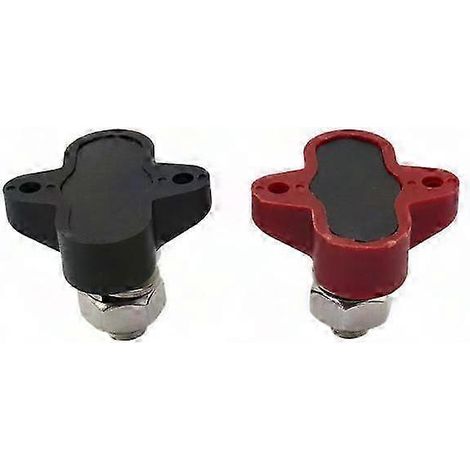 Lot de 2 borniers de jonction en acier inoxydable, bornes à vis pour connexions électriques, bloc de raccordement isolé (1/5)