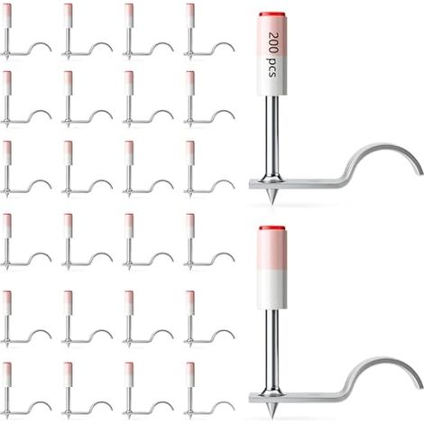 Union – Lot de 200 clous en acier haute résistance 7,3 mm – Fixation béton et acier – Pour mini cloueuse manuelle – Montage câbles et tuyaux (1/5)