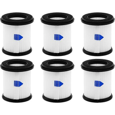 Lot de 6 filtres HEPA avec filtre à mailles de rechange pour aspirateur sans fil INSE N5S S6T S6P Pro (Pièces détachées)