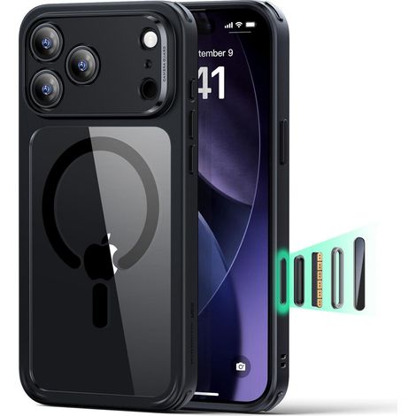 Handyhülle iPhone 17 Pro Magsafe iPhone 17 Pro C Klares Schwarz (1/5)