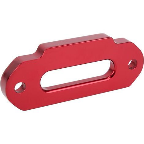 Aluminium-Windenseil, 124 mm (4,9 Zoll) Kapazität, 2500 bis 4000 lbs, wartungsfrei, rot, Ersatzzubehör für ATV-Windenseil.