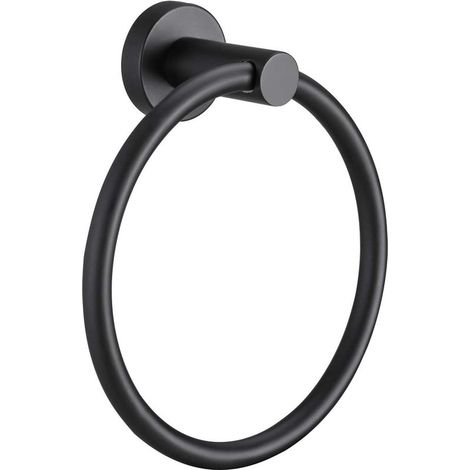 Porte-Serviette Noir Mat Acier Inoxydable Mural Cuisine Salle De Bain 1 Paquet (1/5)