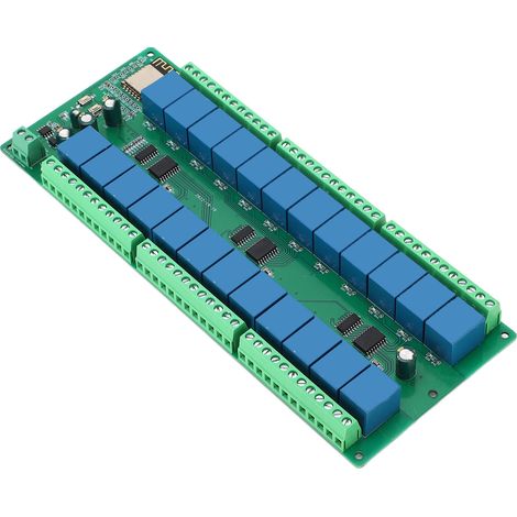 ESP8266 WLAN-Modul, 24-Kanal 5V DC Relais-Entwicklungsboard für die Hausautomation (1/5)