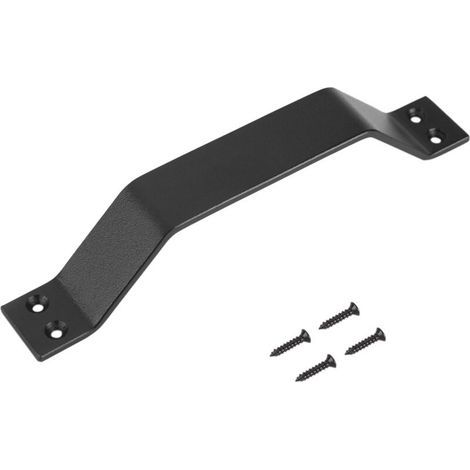 Poignées de porte en acier au carbone massif, adaptées aux portes coulissantes de granges, garages, remises, etc. (1/5)
