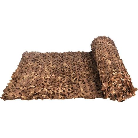 Camouflage désertique - convient au déguisement, à la chasse et à la décoration militaire - idéal pour créer des zones ombragées (1,5 x 3 mètres) (1/4)