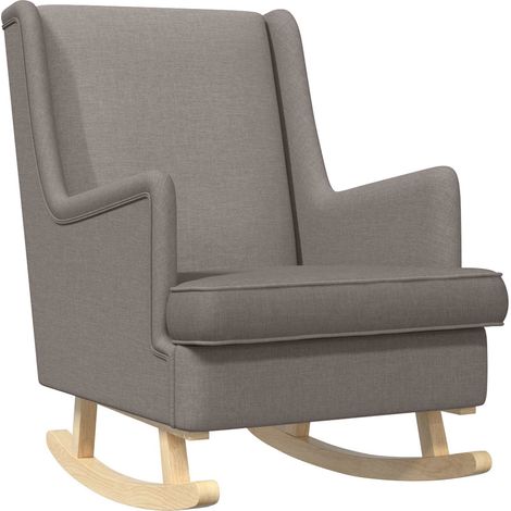 Sedia a dondolo Talpa 62 x 80 x 85 cm Tessuto vidaXL