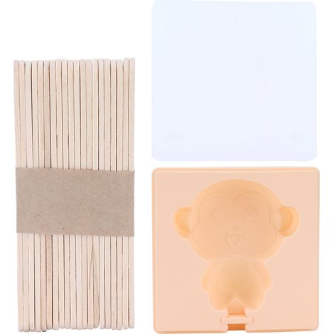 Moule à Glace en Silicone DIY - Fabriquez des Esquimaux Maison avec Bâtonnets - OrangeMonkey (1/5)