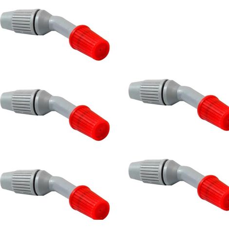 Lot de 5 Plastique buses de pulvérisation, accessoires de pulvérisation d'irrigation de jardin, pièces de rechange pulvérisateur, pour l'arrosage et le nettoyage (1/5)