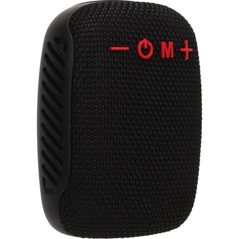 Enceinte Bluetooth pour vélo étanche avec support pour carte mémoire et radio portable sans fil, noire. (1/5)