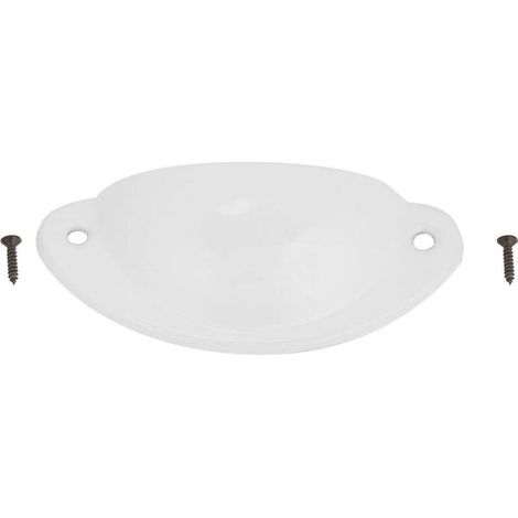 10 PCS Poignée de Coquille Vintage Tiroir Poignées Vintage Décoratif Forme De La Forme Poignée Pull Poignées Rétro Boutons En Métal pour Armoires De Cuisine Placard Meubles Tiroir Meuble(blanc)