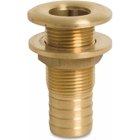 Raccord fileté en laiton traversant 24 mm embout de tuyau x 3/4" AG (1/3)