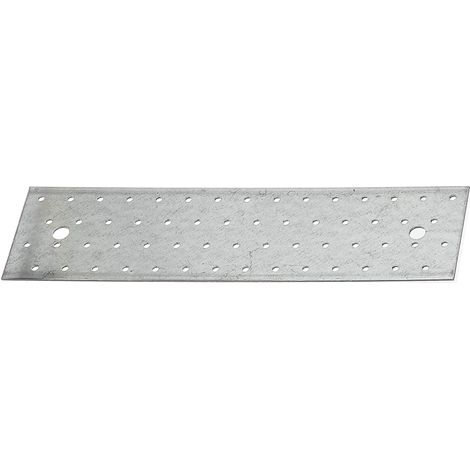 Piastra zincata multi fori 300 x 80