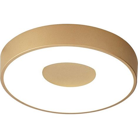 Plafonnier design, Lampe de plafond Coin LED Or en Plastique, MANTRA (1/5)
