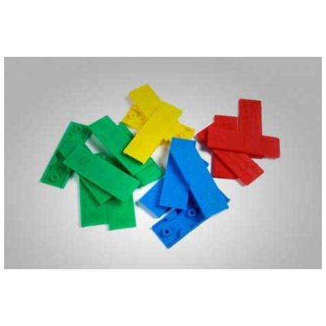 Sud Bois – Lot de 200 cales auto-drainantes 2-5 mm en PVC – Pour terrasse bois – Résistantes aux intempéries – Écologiques et recyclables