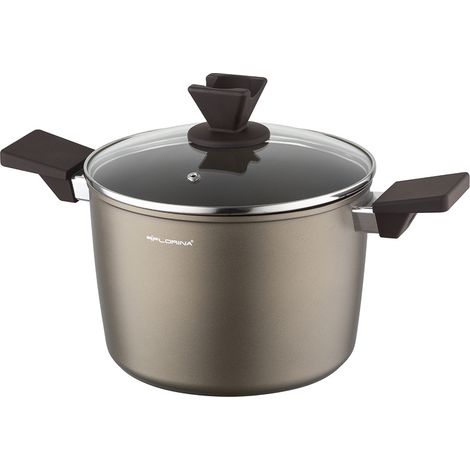 Olla de aluminio ASTON de 22 cm y 5 l, Z/P MG