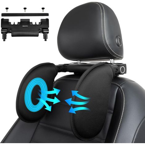 Auto Kopfstütze mit Memory-Schaum, einziehbar & abnehmbar, für Kinder & Erwachsene (1/5)
