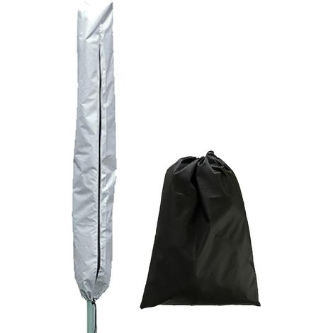 Sollbry Housse de Protection Professionnelle pour Sèche-Linge Rotatif, Housse pour Sèche-Linge Rotatif, Imperméable avec Fermeture Éclair(Silver,1683030cm) (1/5)
