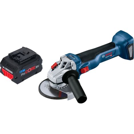 Bosch GWS 18V-10 Professional Akku Winkelschleifer 18 V 125 mm Brushless + 1x ProCORE Akku 8,0 Ah - ohne Ladegerät