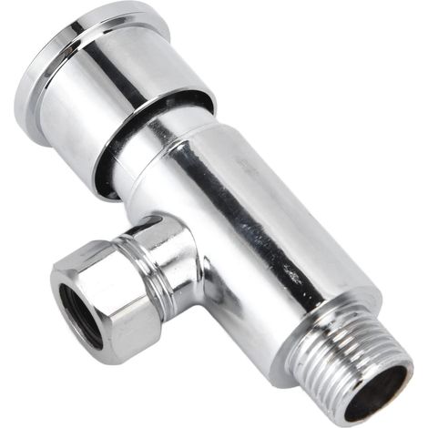 1 Valve de chasse, bouton poussoir manuel, alliage de zinc, vis G1/2, pour réparation toilettes et urinoirs (1/5)