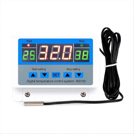 Thermostat numérique régulateur de température interrupteur de contrôle précis (1/5)