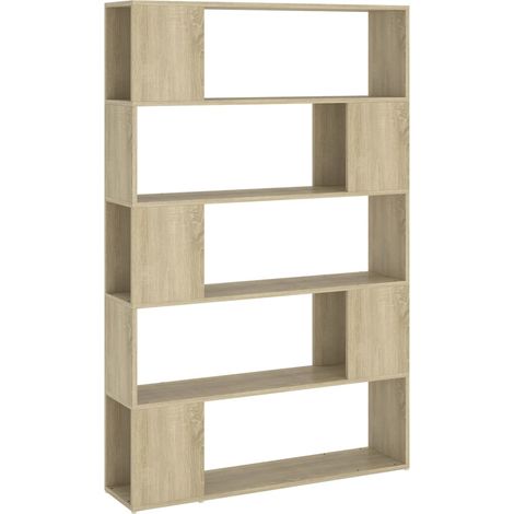 Maison Exclusive - Bücherregal Raumteiler Sonoma-Eiche 100x24x155