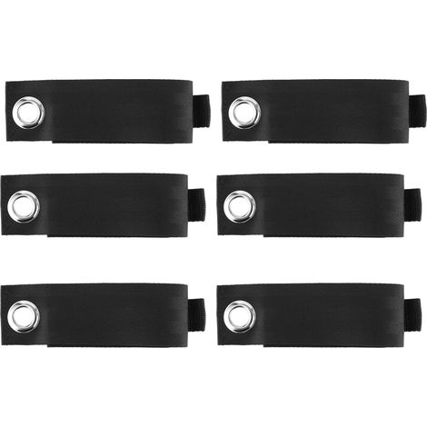 6 pièces supports rallonge, organisateur câble, enrouleur jardin, piscine, tuyau, sangles de rangement (1/5)