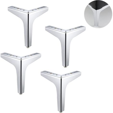 Pieds triangulaires modernes pour meubles, support solide pour commode et canapé (1/4)