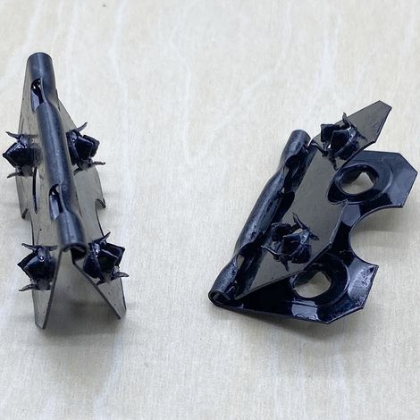 Accessoires pour cadre photo en MDF : support de fixation avec boucle à barbes et charnière 6241 (1/5)