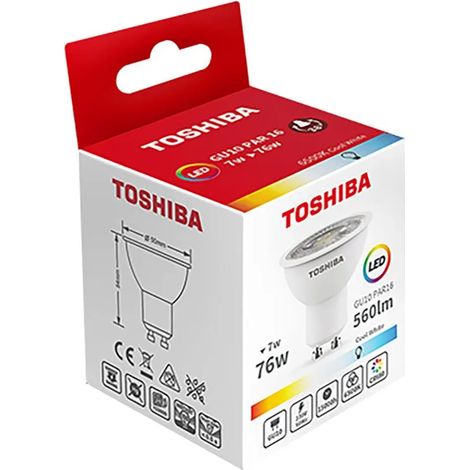 Lampada Toshiba gu10 LED 5.5W 6500K