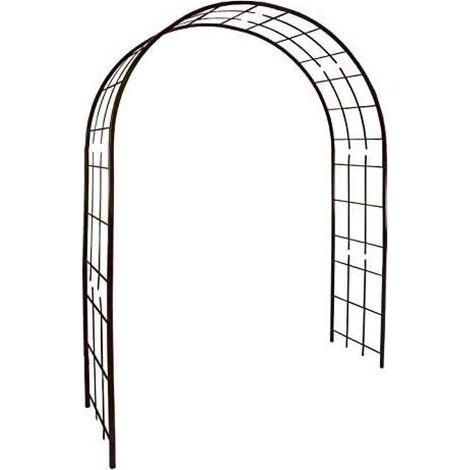 Louis 3006-Arco per Piante Rampicanti, in Metallo, in Ferro Anticato, 180 X 50 X 250 Cm (1/4)