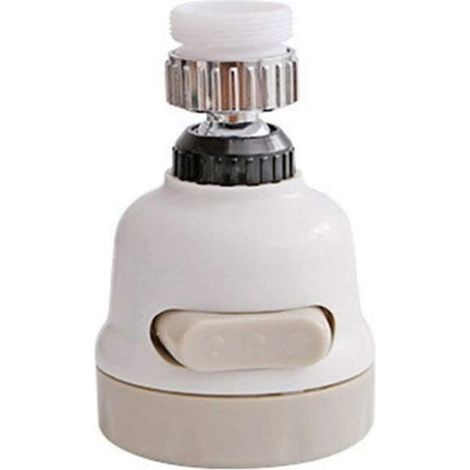 360° verstellbarer Strahlregler mit 3 Strahlarten, splitterfrei, integrierter Filter – Für Küche und Bad, Standardanschluss, verchromtes Messing, wassersparend, konstanter Durchfluss (1/4)