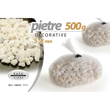 Pietre decorative bianche 5/8 mm 500