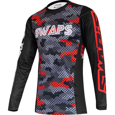 Maillot Cross CAMO Rouge (1/4)
