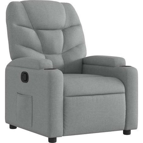 Maison Exclusive - Relaxsessel Hellgrau Stoff