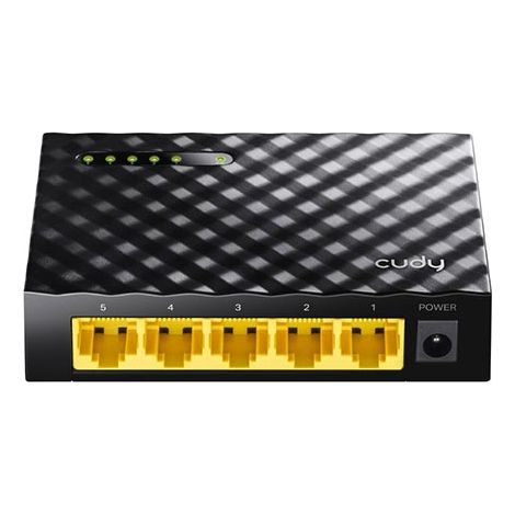 5-ports 10/100/1000Mbps Gigabit Desktop Switch LAN plug&play Cudy GS105D (1/5)