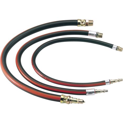 Draper 600mm 1/4" BSP Air Line Whip Hose (54438) (1/5)