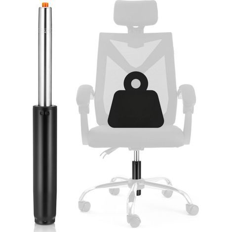 Vérin à gaz de Rechange pour Chaise de Bureau, Verin Fauteuil Bureau Capacité de charge de 450 LBS, Ressort à gaz ajustable pour chaise (30-45cm) (1/5)