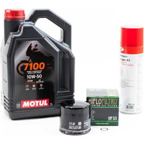 Kit Entretien Vidange Standard pour ROYAL ENFIELD CONTINENTAL 650 GT de 2019 à 2024 - MOTUL 7100 10W50 4L