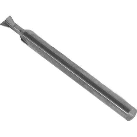 Fraise à queue d'aronde en carbure à 2 dents, outil de coupe métrique pour métaux, 3 mm, 3 x 70° x 40 mm (1/5)