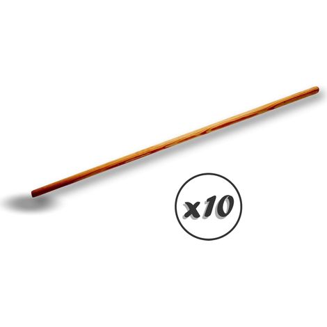 Manche à balais Pour douille métal Ø 28 mm Longueur 1,40 mètre - Quantité x10 - Ø 28 pour douille métal (1/5)